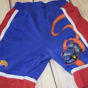 Vintage 90s Kyle Petty Hot Wheels Play Shorts Boys